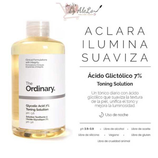 ☀️ Tónico Renovador – The Ordinary Ácido Glicólico 7%
