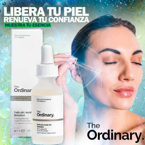 THE ORDINARY KIT ANTI ACNÉ + POROS: Niacinamida y Ácido Salicílico para una piel limpia y uniforme