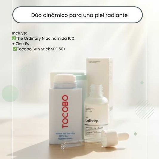 🌿 Ritual Luz Serena – The Ordinary Niacinamida + Tocobo