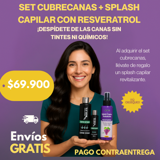 SET CUBRECANAS + SPLASH CAPILAR RESVERATROL